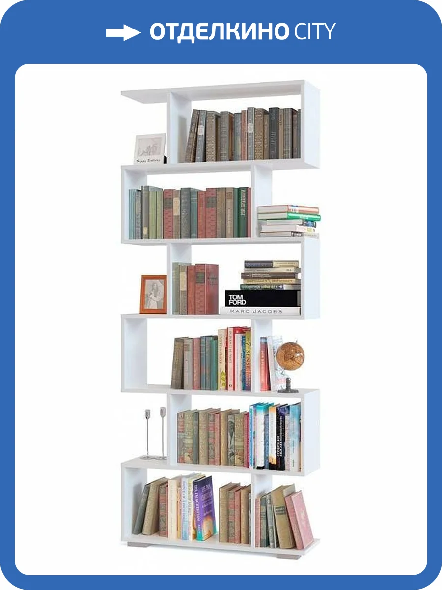 Стеллаж Сокол СТ-1 4680212004575, СТ1Б6 Белый фото 5