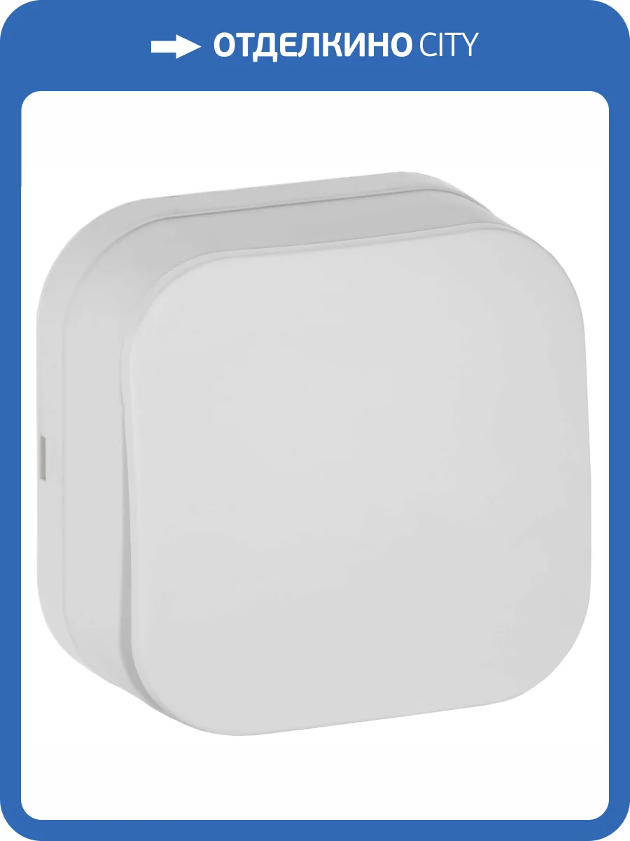 Выключатель 1-клавишный IEK Glory EVH10-K01M-10 белый матовый фото 2