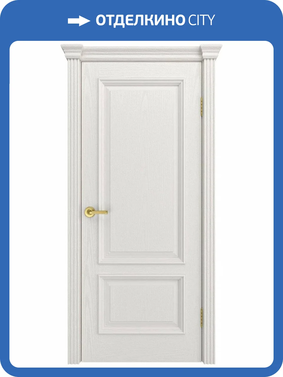 Межкомнатная дверь шпон Текона ФРЕЙМ 07, глухая, бьянко 900x2000 фото 2