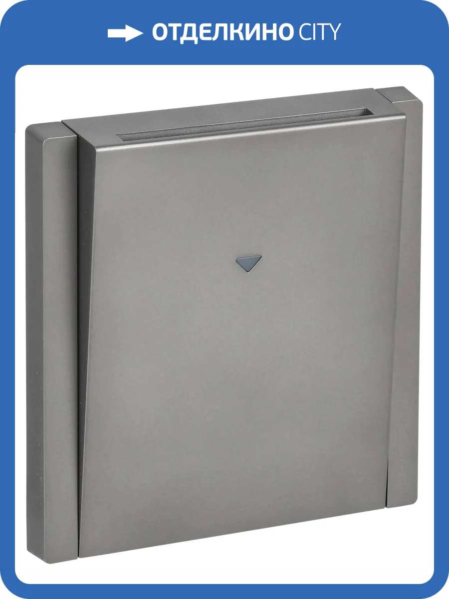 Выключатель карточный IEK Forte&Piano FP-V11-0-10-1-K46 сталь фото 2