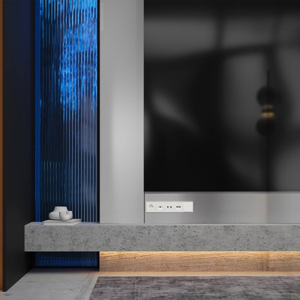 Лицевая панель для компьютерной розетки RJ-45 Voltum S70 VLS001313 хлопок фото 6