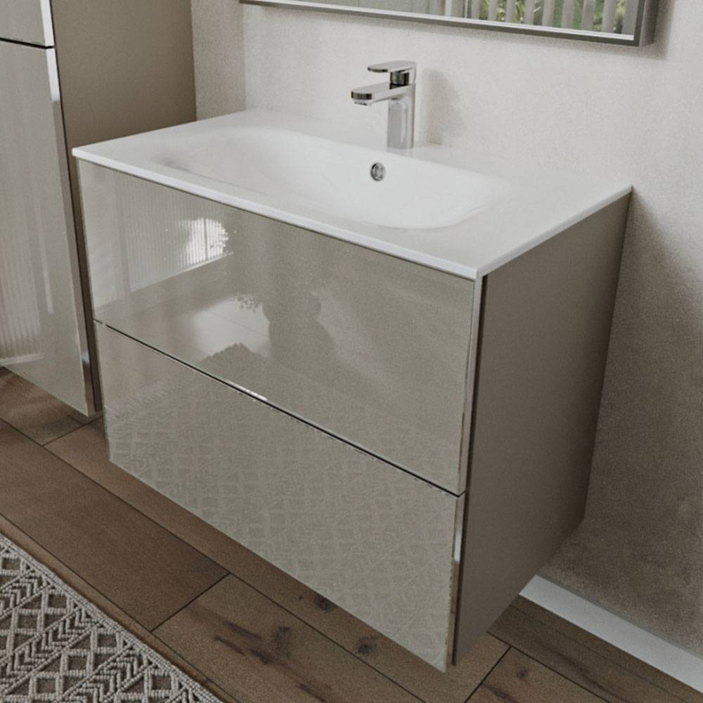 Тумба с раковиной Terminus Vega VEG10802200501OSL капучино, 80x62