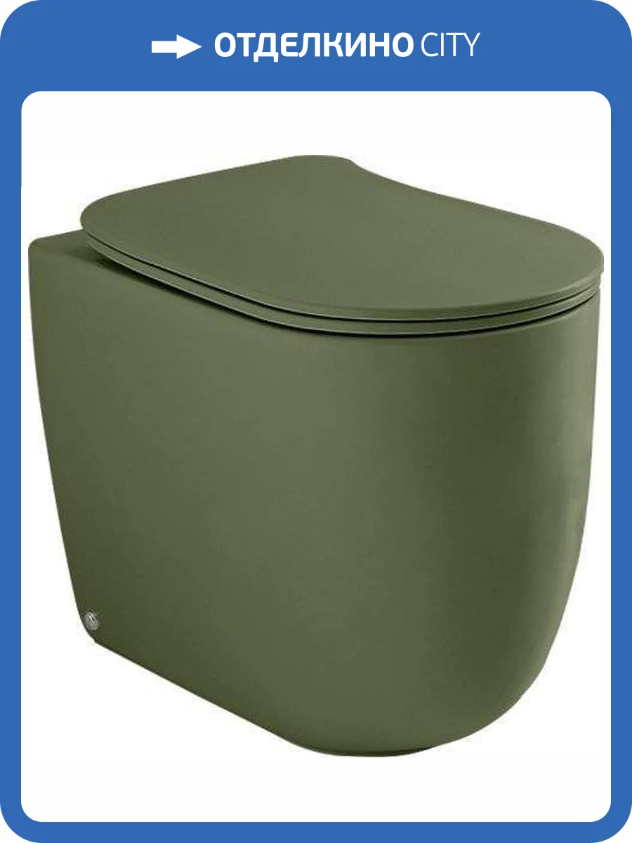 Чаша для унитаза Kerasan Nolita 531811 verde muschio без сиденья фото 9