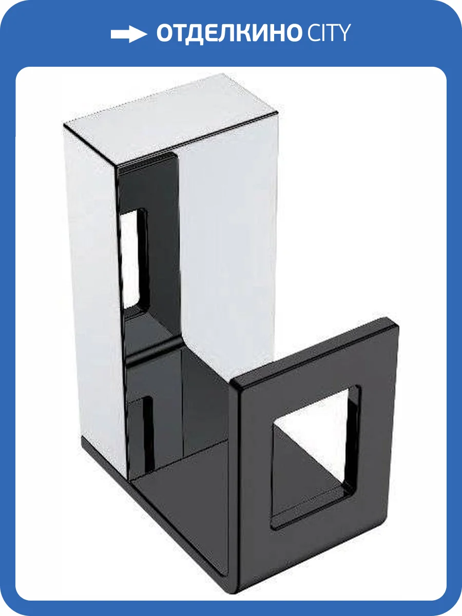 Крючок Boheme Q 10946-CR-B Сhrome & Black фото 3