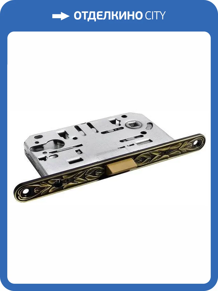 Защелка Morelli 1885P-U IB итальянская бронза, бесшумная, под цилиндр фото 3