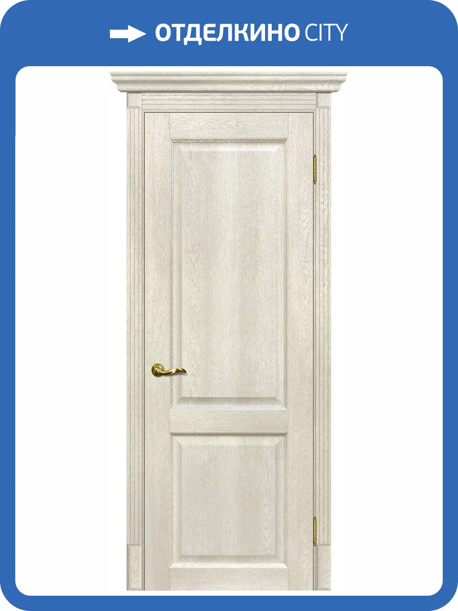 Межкомнатная дверь экошпон Мариам Тоскана-1, глухая, бьянко 800x2000 фото 2