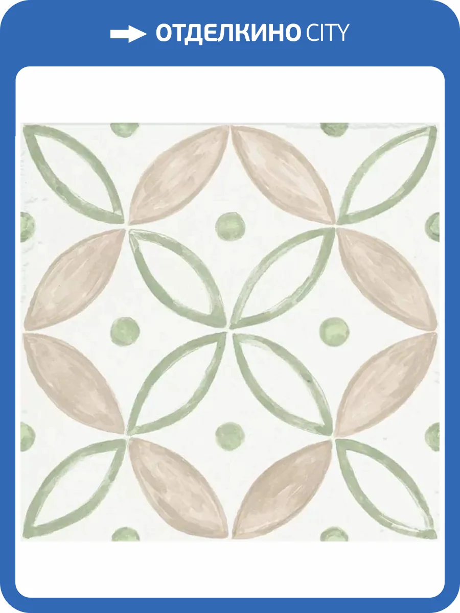 Декор Marazzi Italy ArtCraft MH9D Decor Segni B Semimat 20x20 фото 6