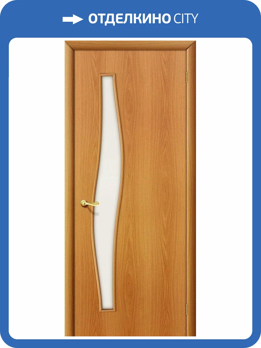 Межкомнатная дверь Bravo 010-0493 6С Л-12 МиланОрех 2000x800 фото 2