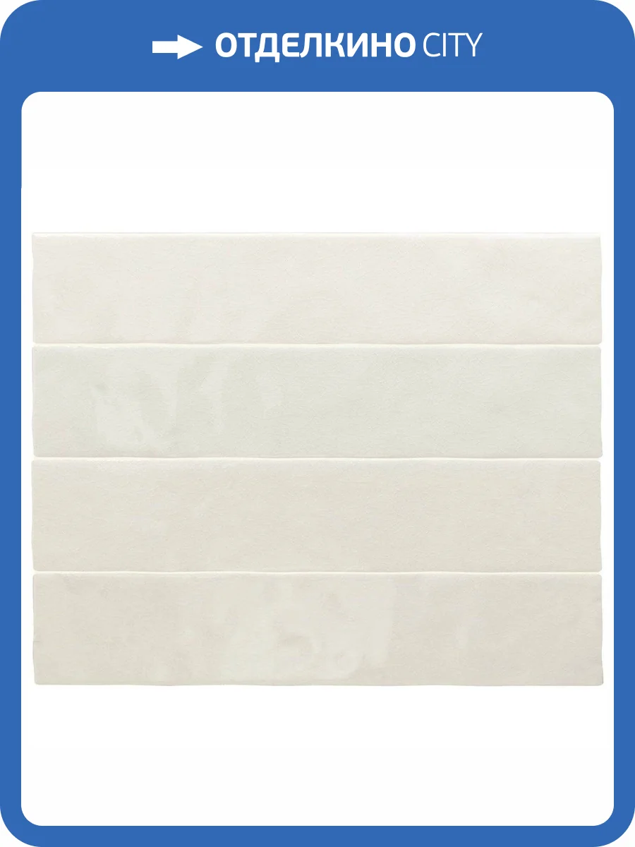 Керамическая плитка Equipe Menorca 31623 White 6.5x32.8 фото 3