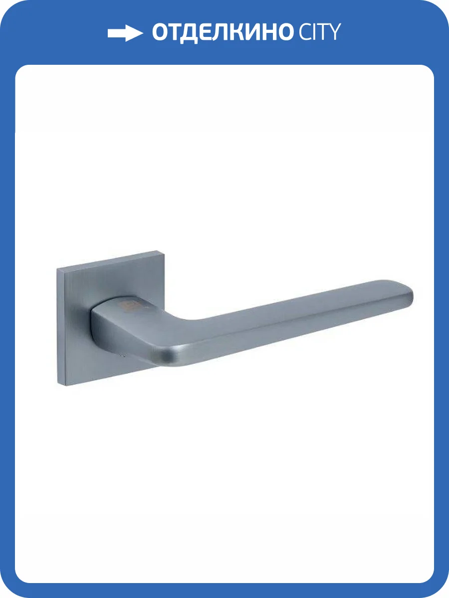 Дверная ручка Bussare FRESCO A-55-40 M.CHROME матовый хром фото 5