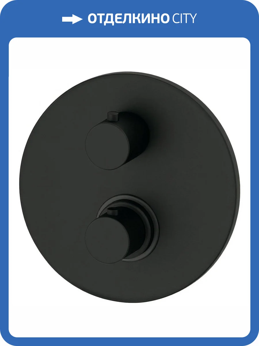 Смеситель для душа Paffoni Light LIQ013NO термостатический, черный матовый фото 3