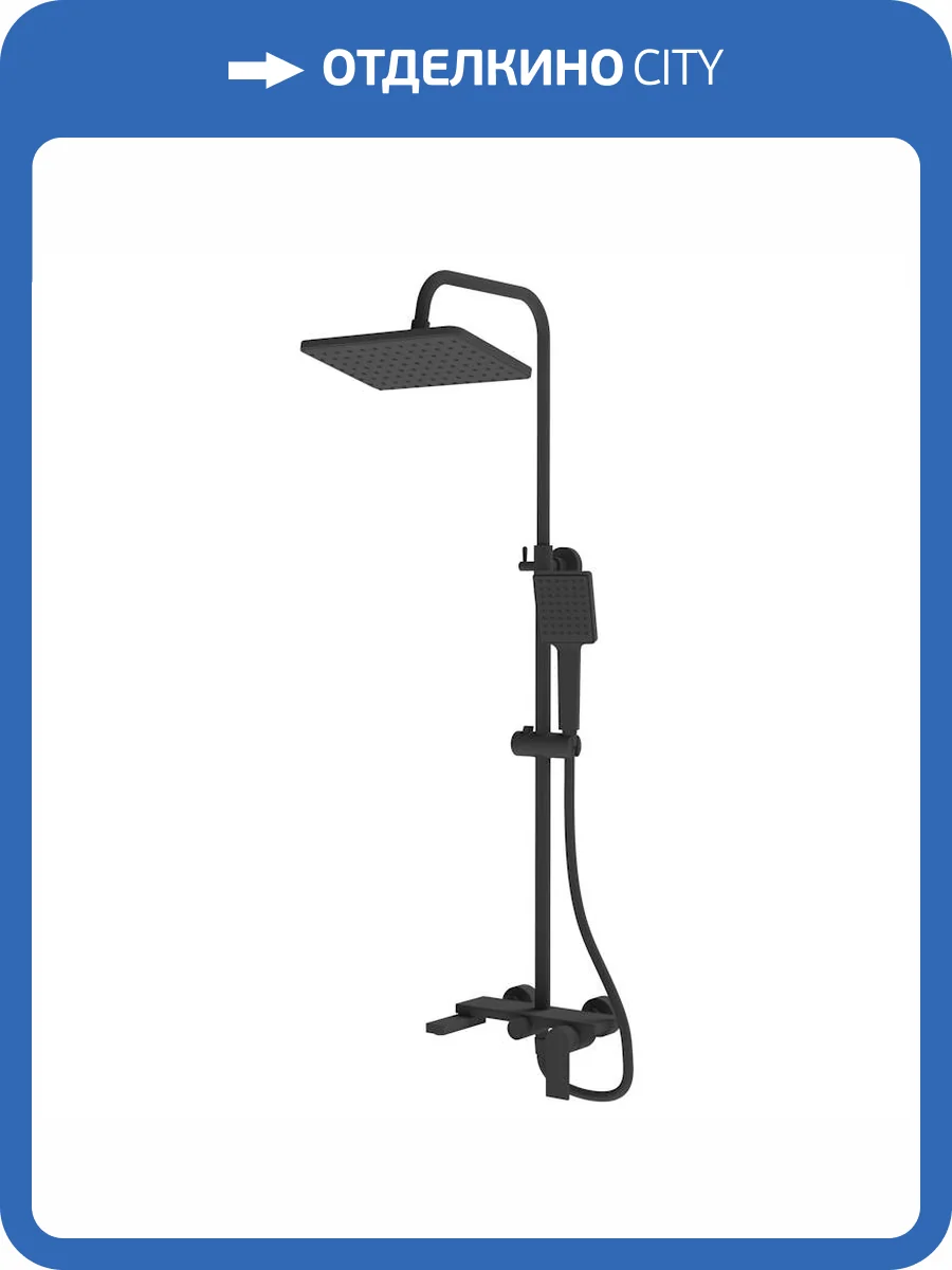 Душевая стойка Knotlor Vigor KN-72/BL черная фото 13