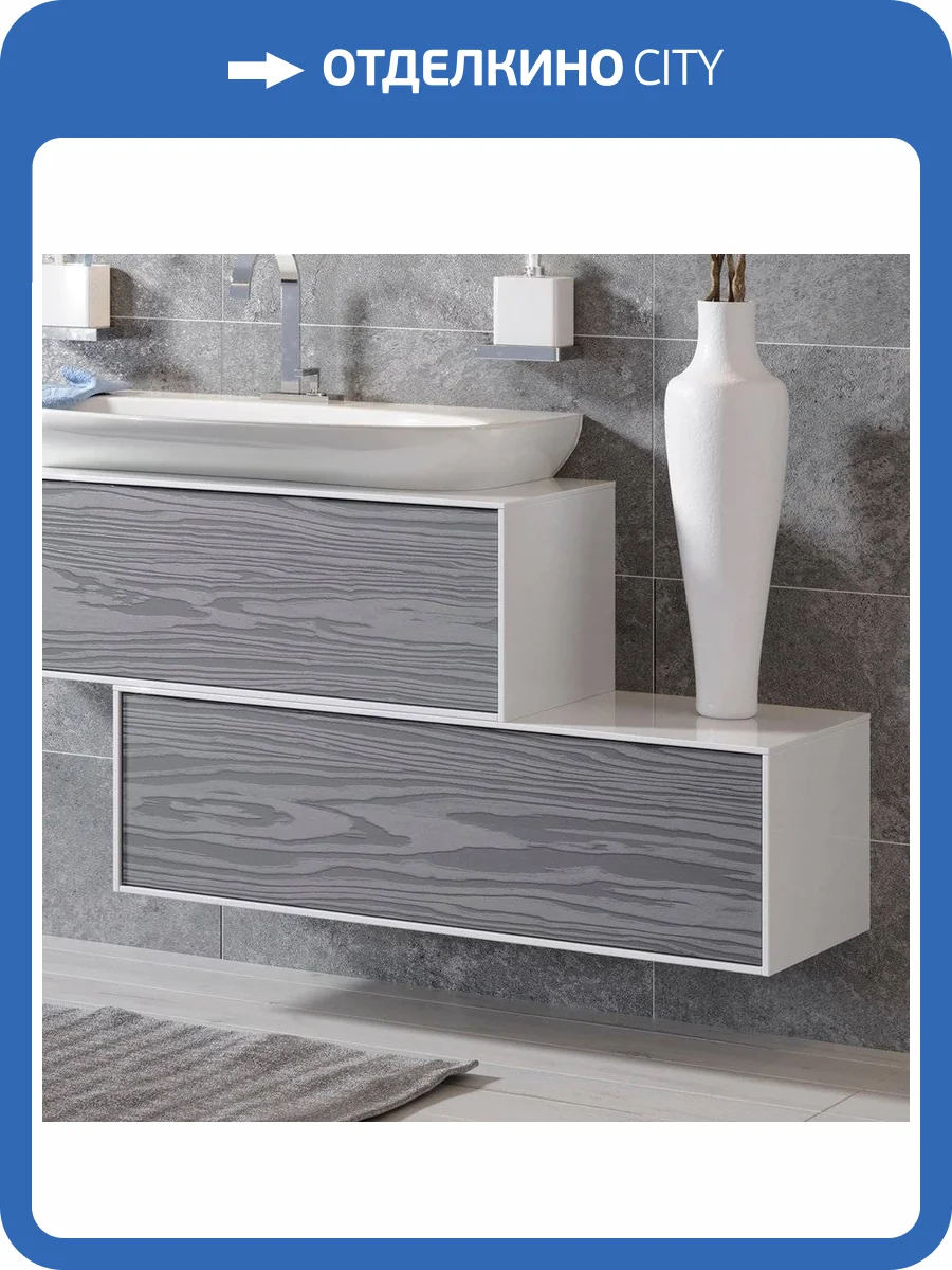 Тумба Aqwella 5 stars Genesis 100 миллениум серый фото 10