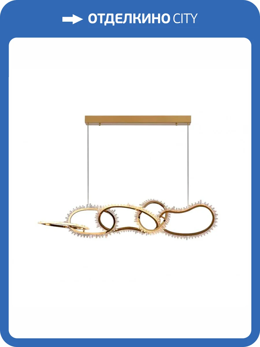 Подвесная люстра Kink Light Сена Кристалл 07607-5AL,36 фото 3