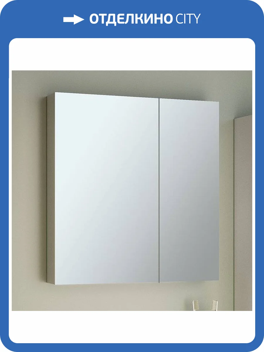 Зеркало-шкаф Runo Лада 60 белое фото 6