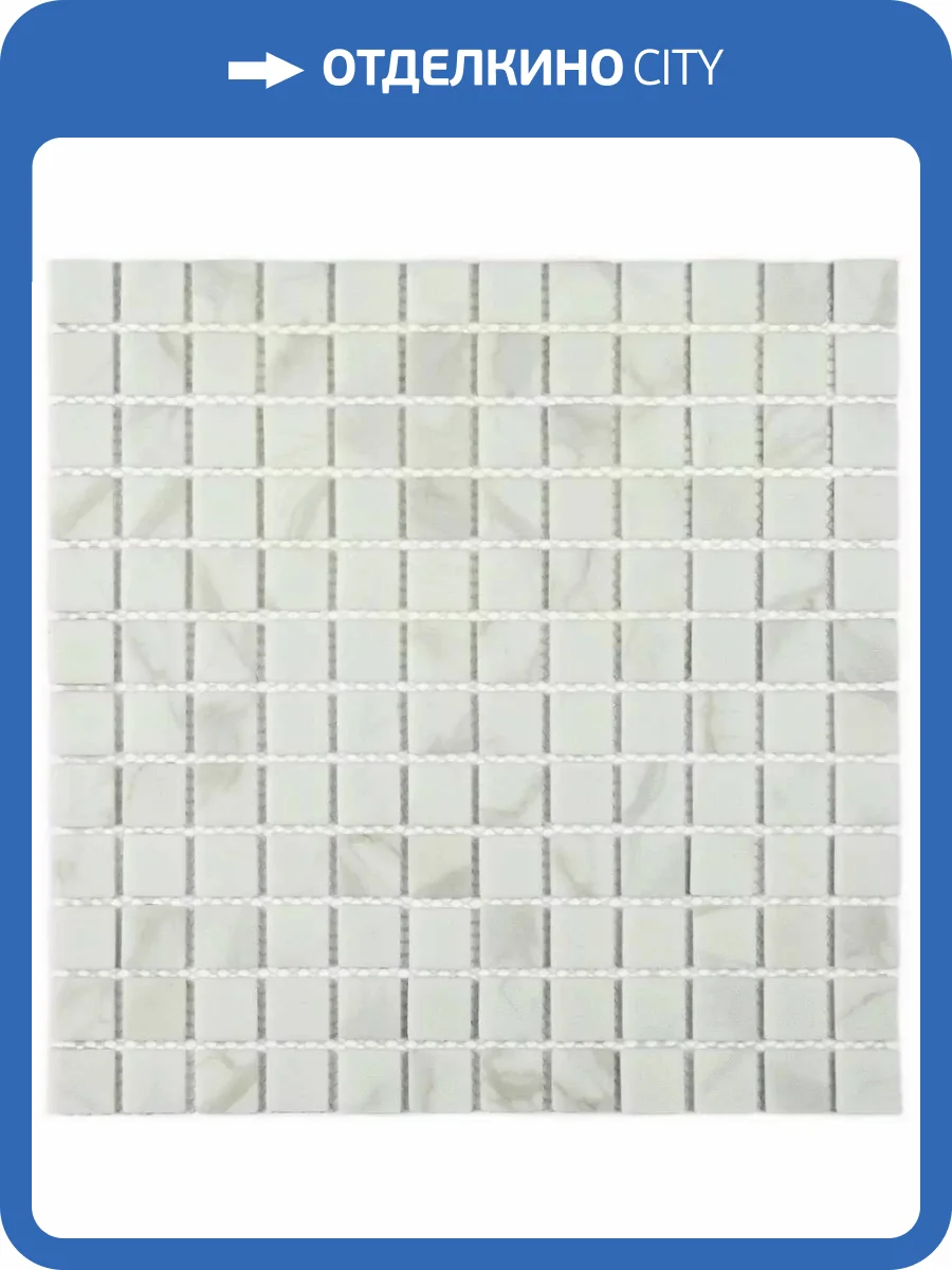 Мозаика Bonaparte Mia White Matt (2.3x2.3) 30x30 фото 6