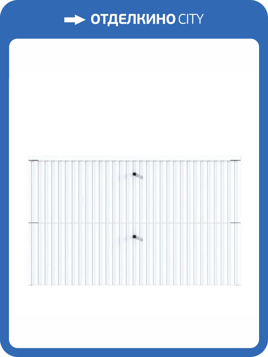 Тумба под раковину 1MarKa Desire Ц0000026594 монолит айсберг, эмаль белая, 80x50x48.7 фото 6