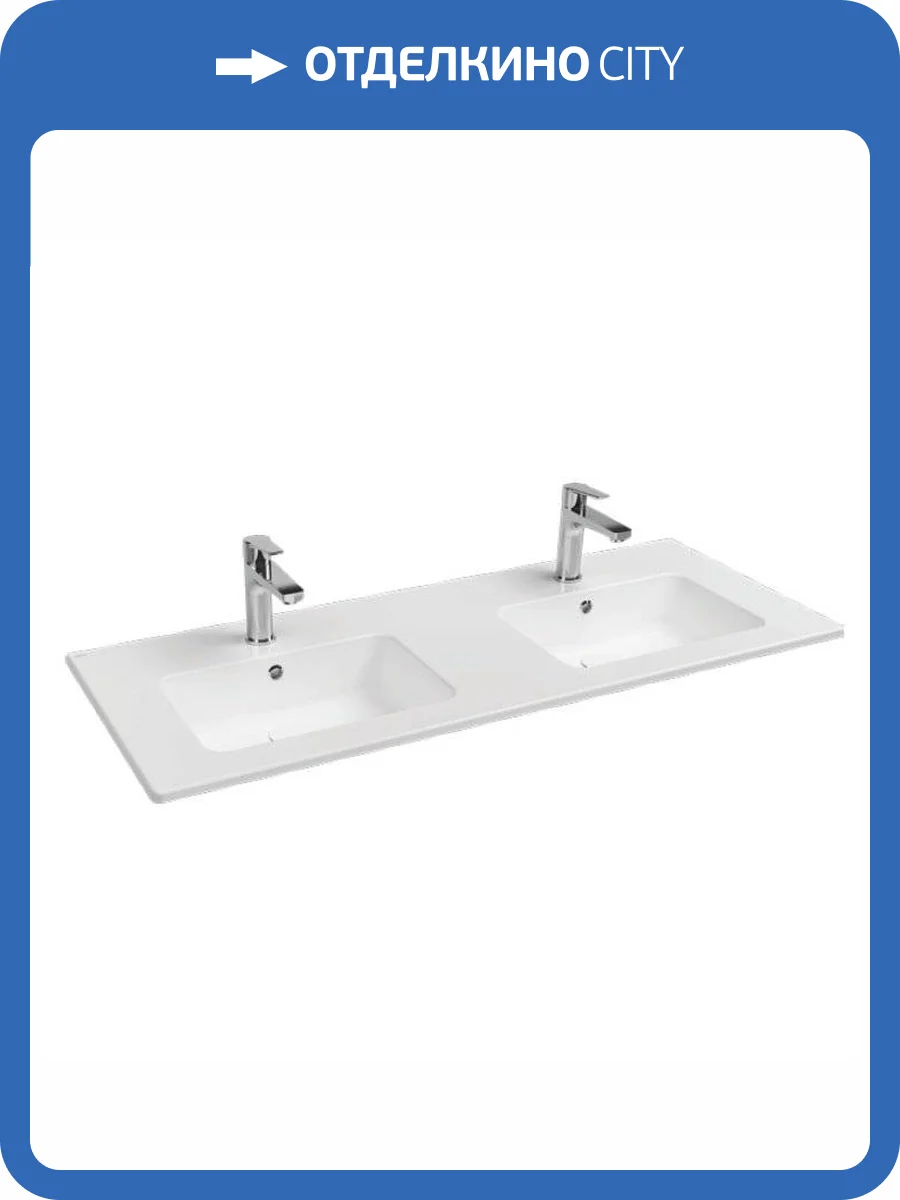 Раковина Isvea SistemaT 10SL50121SV 122 см фото 3