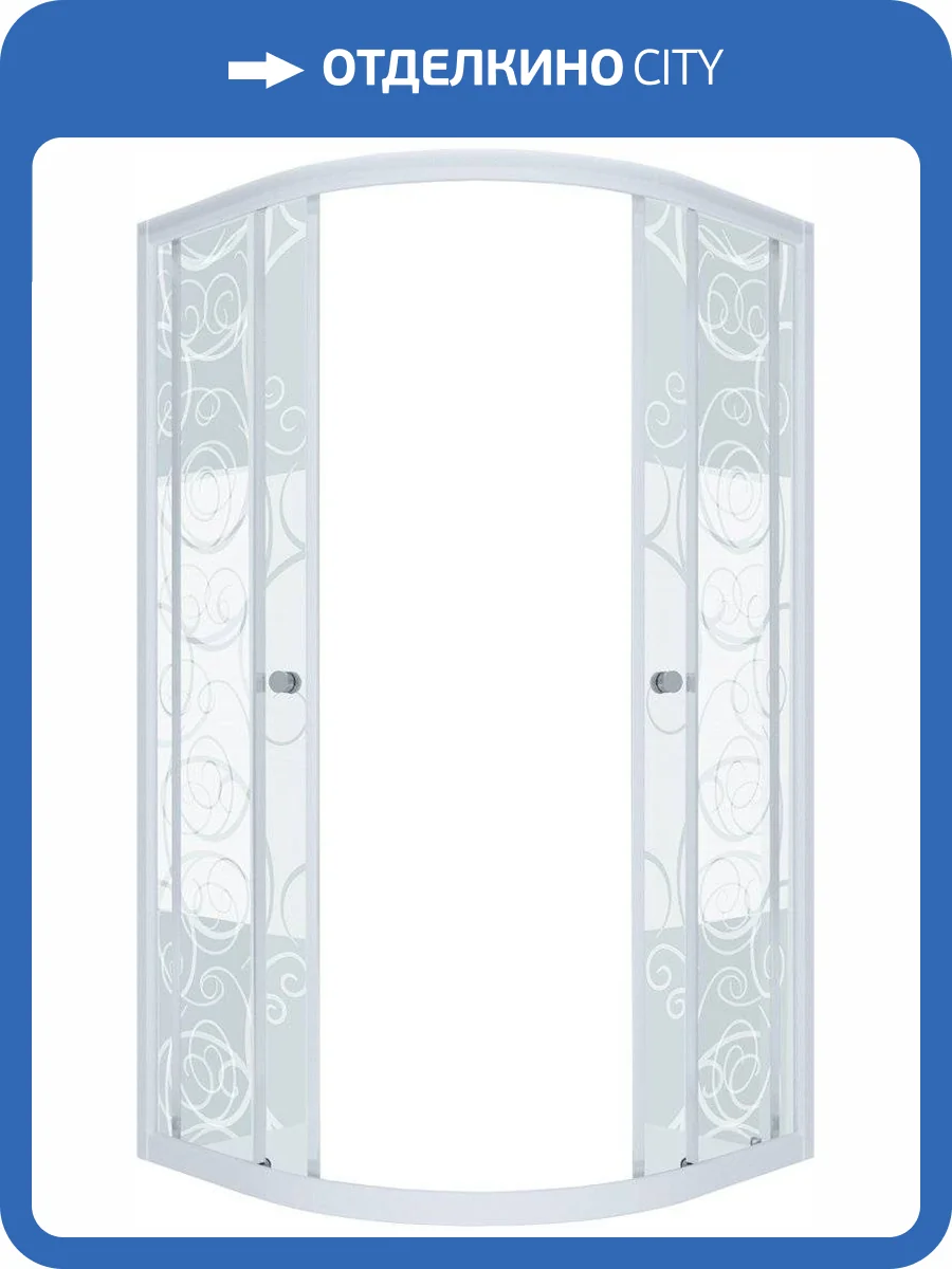 Душевой уголок Triton Стандарт 100х100 узоры фото 6