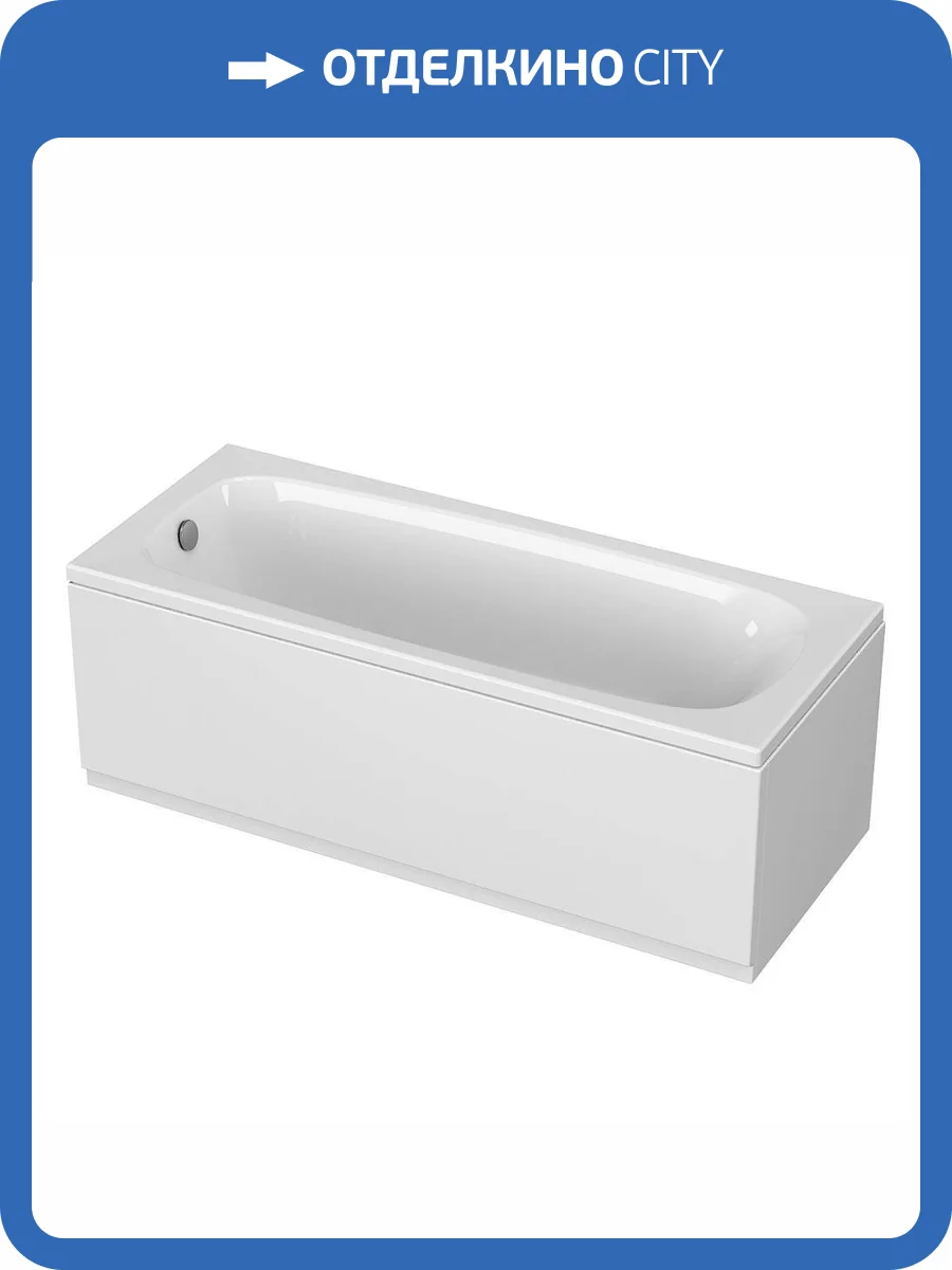 Акриловая ванна Cezares ECO-170-70-40 170x70 фото 2