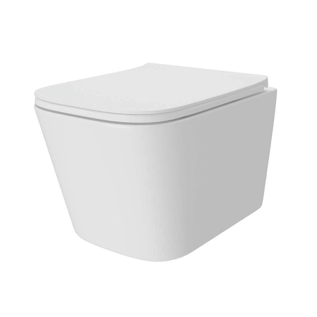 Унитаз подвесной Watersense Eva Pro Vortex W00788 безободковый, сиденье микролифт фото 2