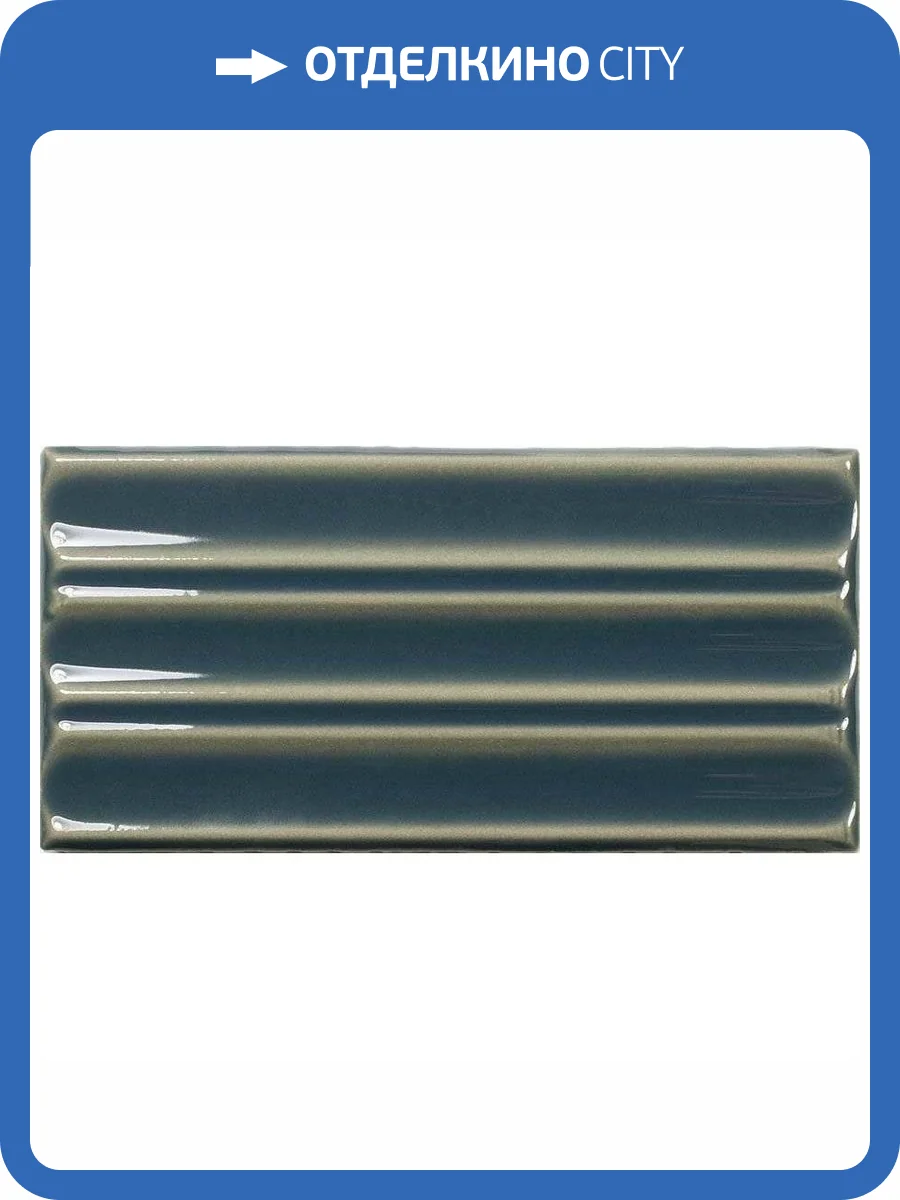 Керамическая плитка WOW Fayenza 127294 Belt Peacock Blue 6.25x12.5 фото 3