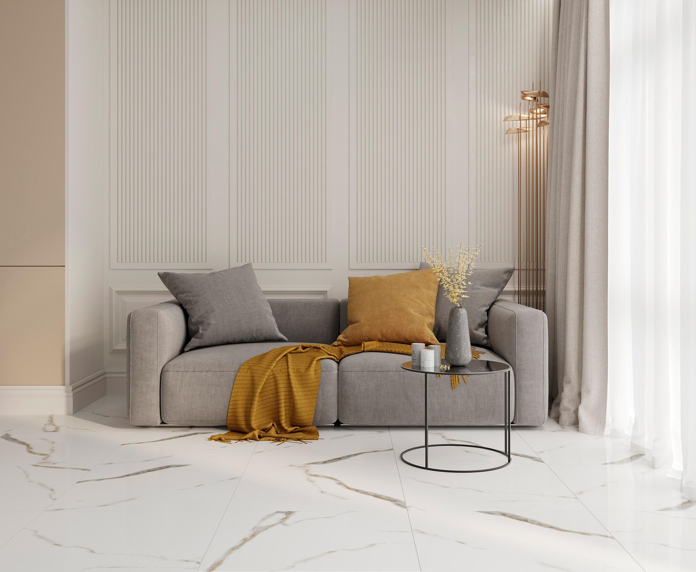 Laparet Golden White Statuario фото 4