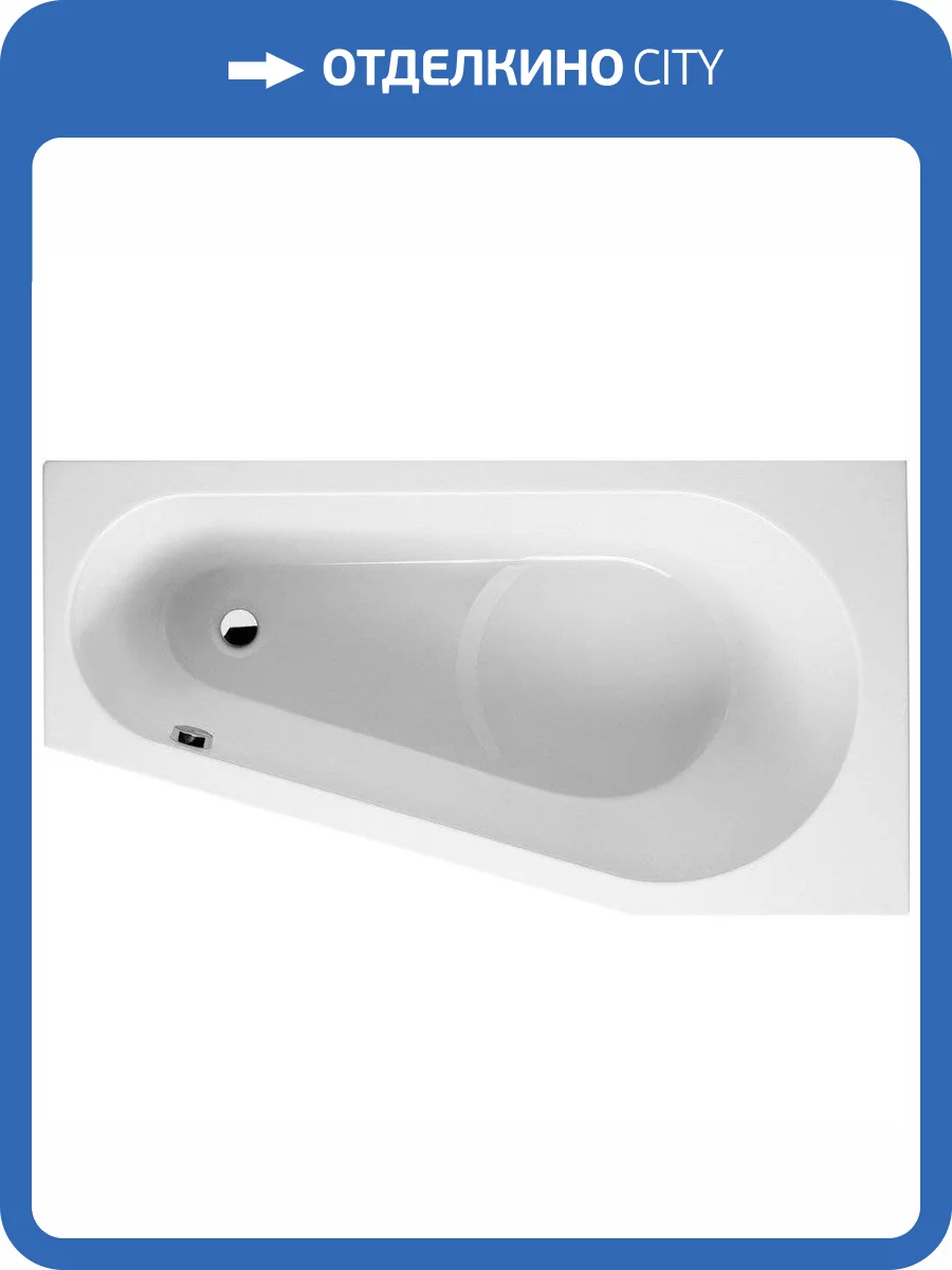 Акриловая ванна Riho Delta 160x80 левая фото 8