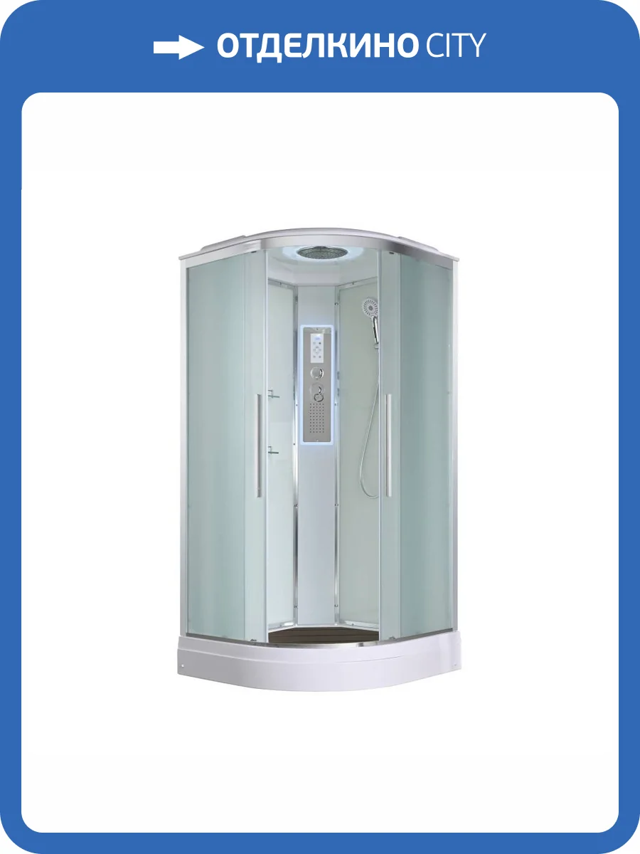 Душевая кабина AvaCan EM2090LED с подсветкой, 90x90x220 фото 21