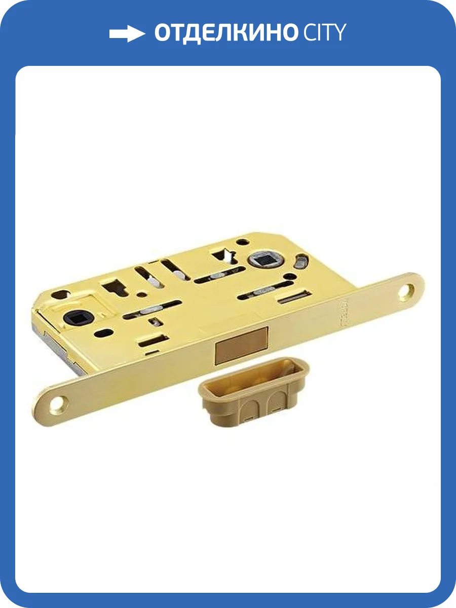 Защелка Morelli M1895 MSG матовое сатинированное золото, магнитная, сантехническая фото 3