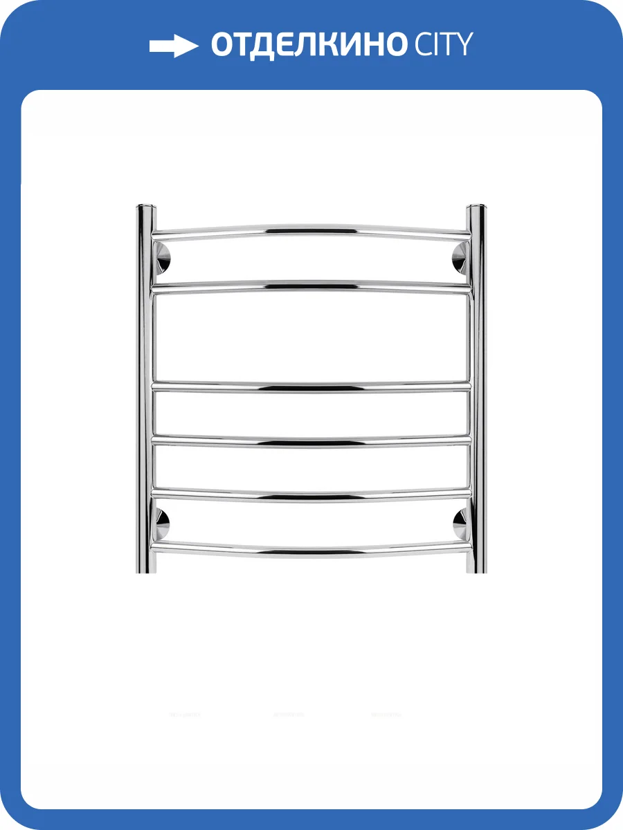 Полотенцесушитель электрический Secado Милан 4603759406510 5 60x50, L, хром фото 3