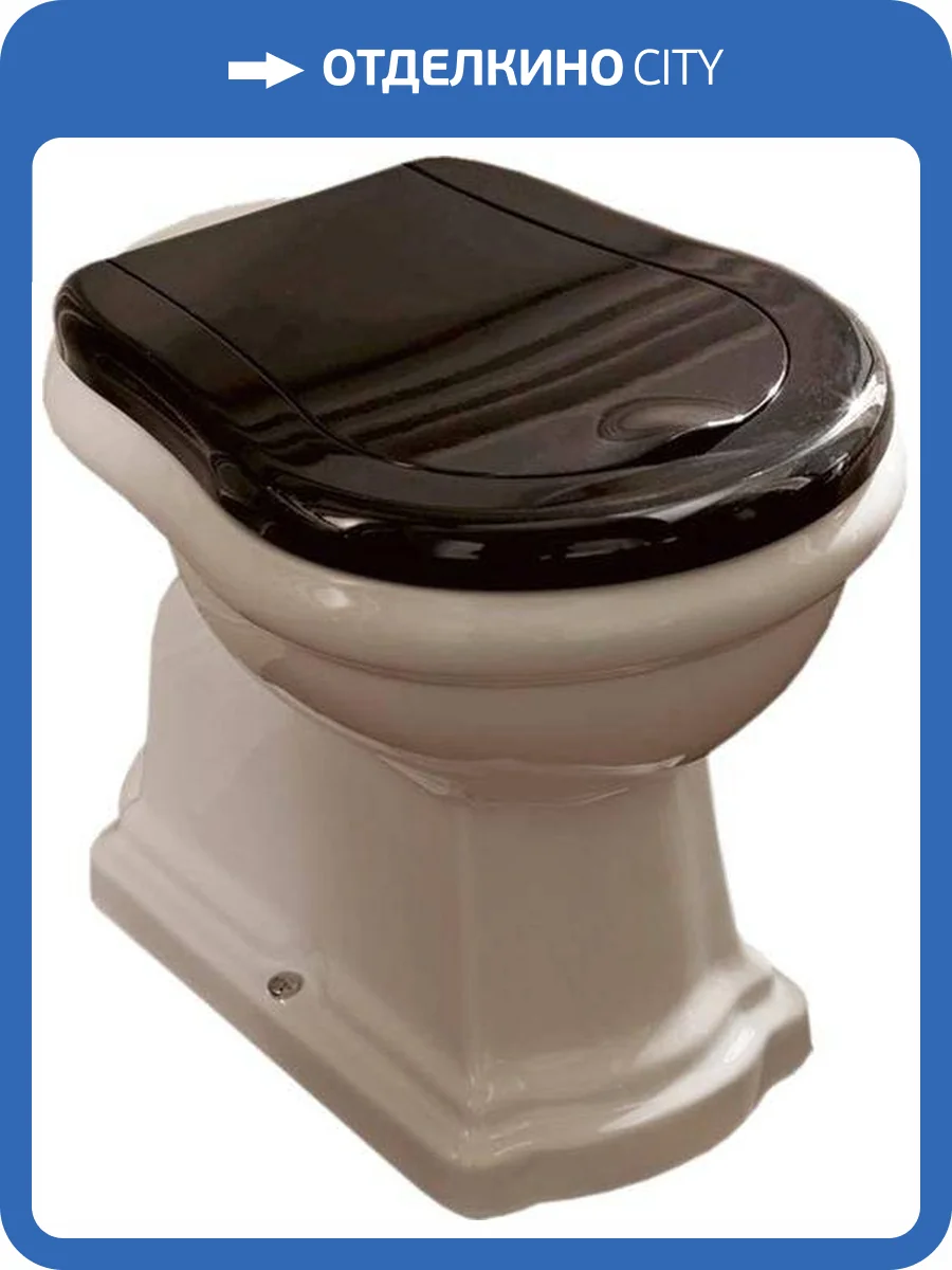 Чаша для унитаза приставного Kerasan Retro 101101 горизонтальный выпуск фото 7