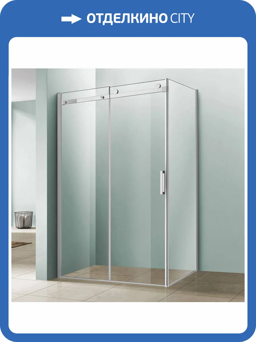 Душевой уголок Vincea Como VSR-1C8012CL 120х80 см, профиль хром фото 8