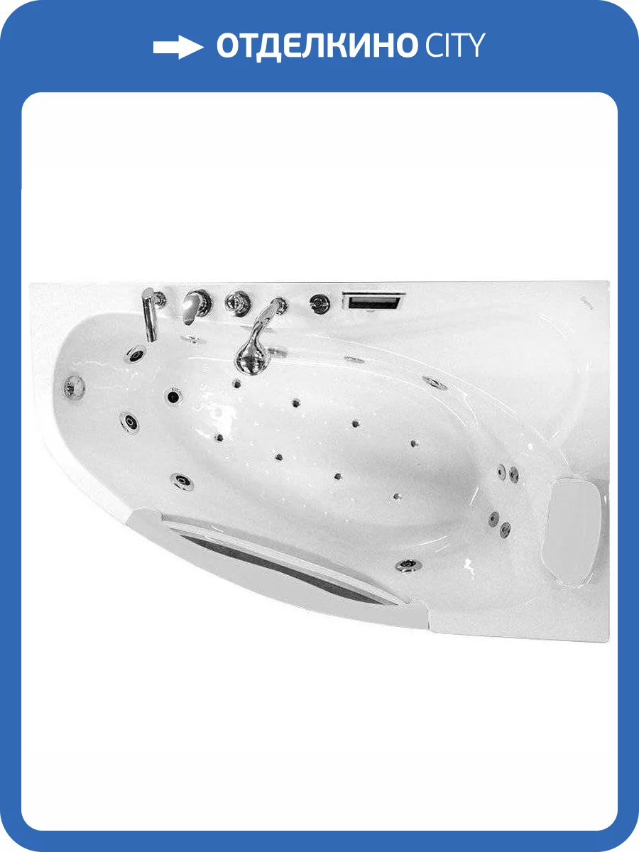 Акриловая ванна Gemy G9046 II K R 170x100 правая фото 8