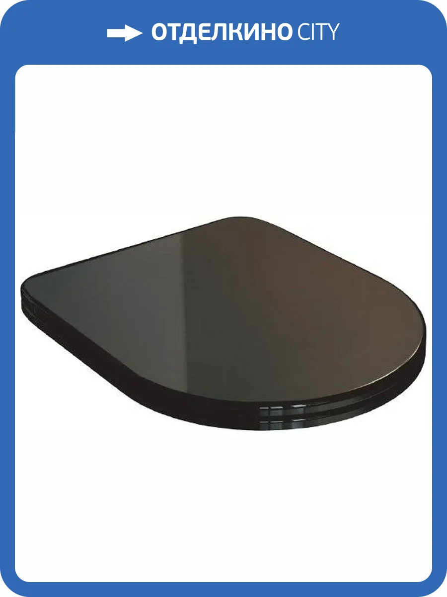 Крышка-сиденье Kerama Marazzi Pompei PO.seat.01\BLK черный фото 4