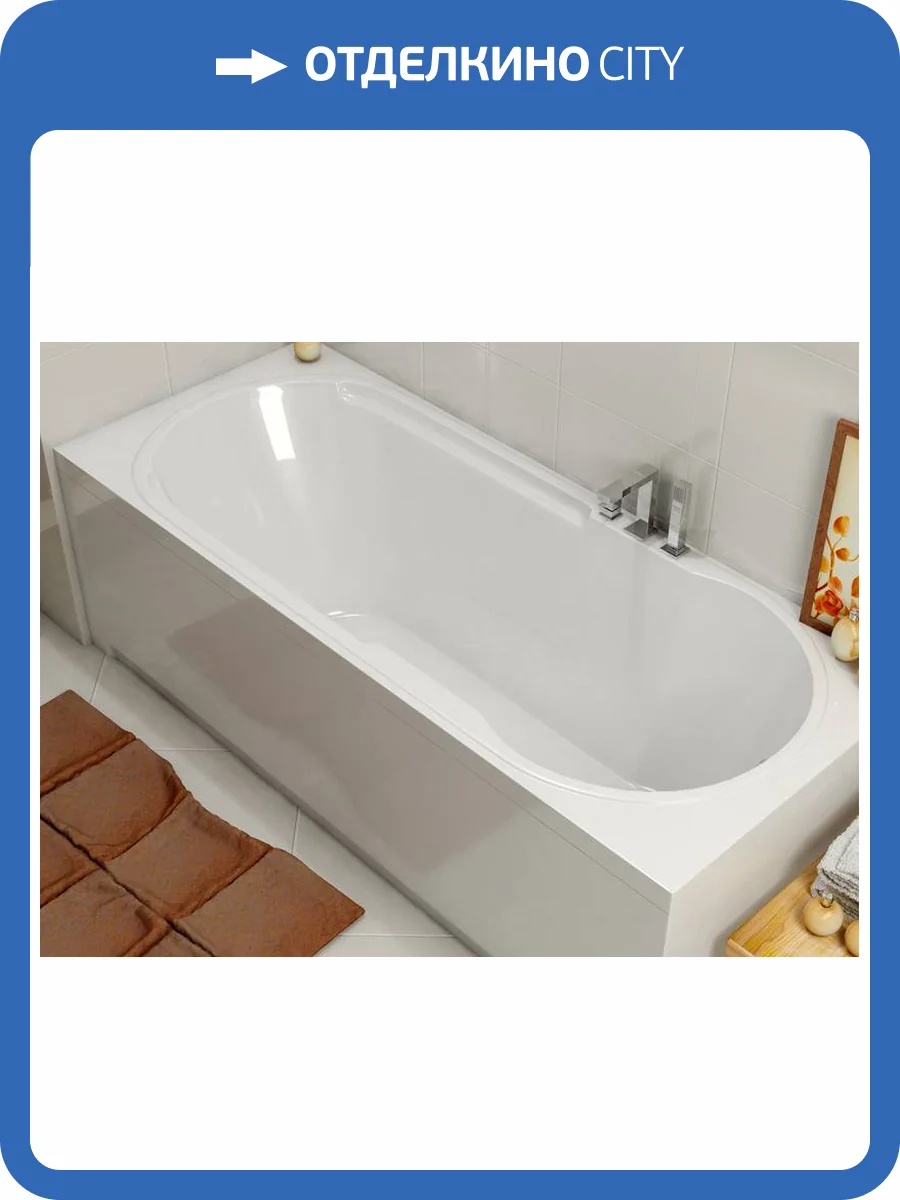 Акриловая ванна Relisan Eco Plus Прага Гл000015195 без каркаса, 170x70 фото 6