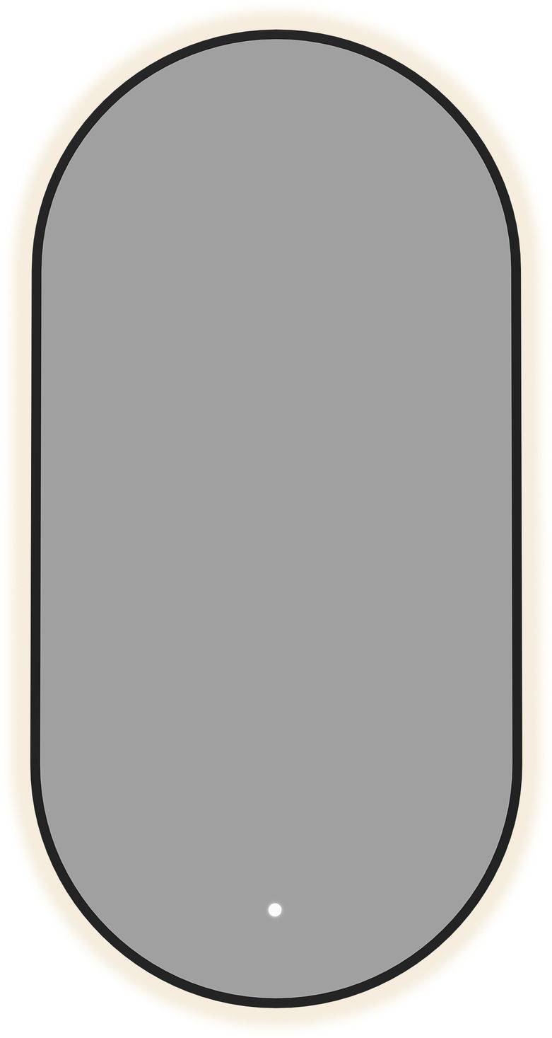 Зеркало Aquanet Контур 00367645 LED подсветка, черное, 60x120