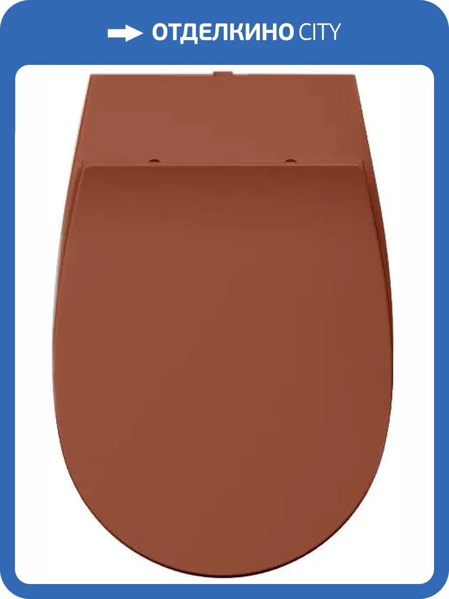 Крышка-сиденье Isvea Sentimenti Neo 40D80548I-S с микролифтом, терракотовый матовый фото 5