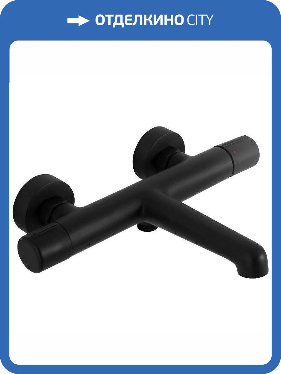 Смеситель для ванны BelBagno UNO-VASM-NERO фото 4