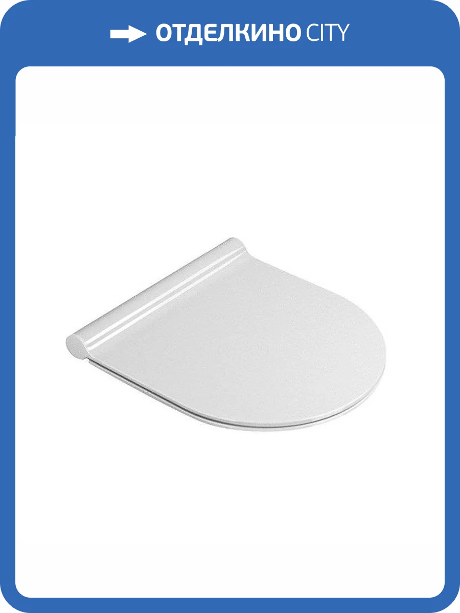 Крышка-сиденье GSI Norm MS76SN11 с микролифтом, белое фото 5