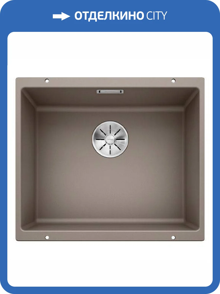 Мойка кухонная Blanco Subline 500-U 523439 серый бежевый фото 5
