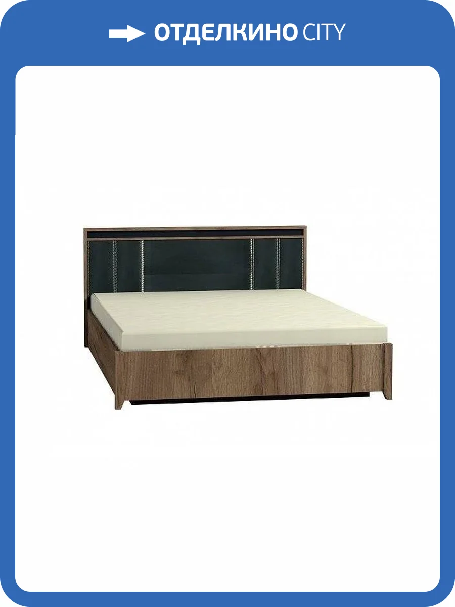 Кровать с подъемным механизмом ГЛАЗОВ МЕБЕЛЬ Nature 00-00010555 306 Люкс крафт 180х200 фото 2