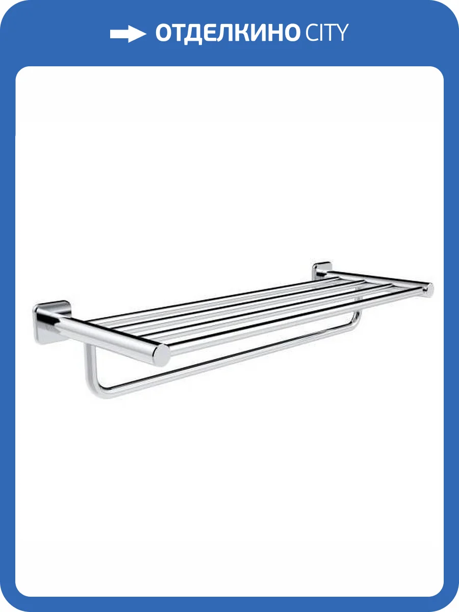 Полотенцедержатель Wonzon & Woghand WW-V1901-CR двойной, хром фото 3