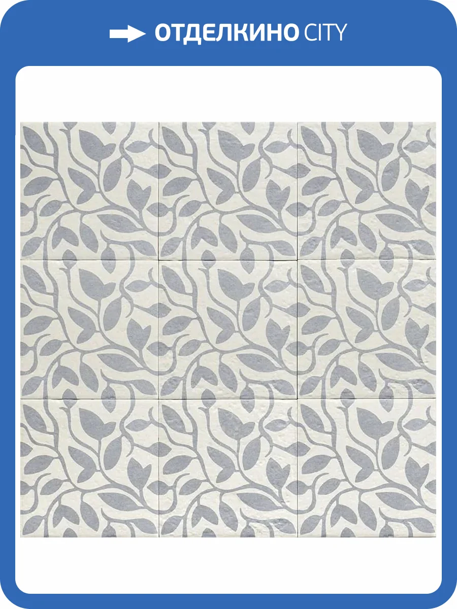 Керамогранит Mainzu Four Seasons PT03857 Decor Blue Five 20x20 фото 6