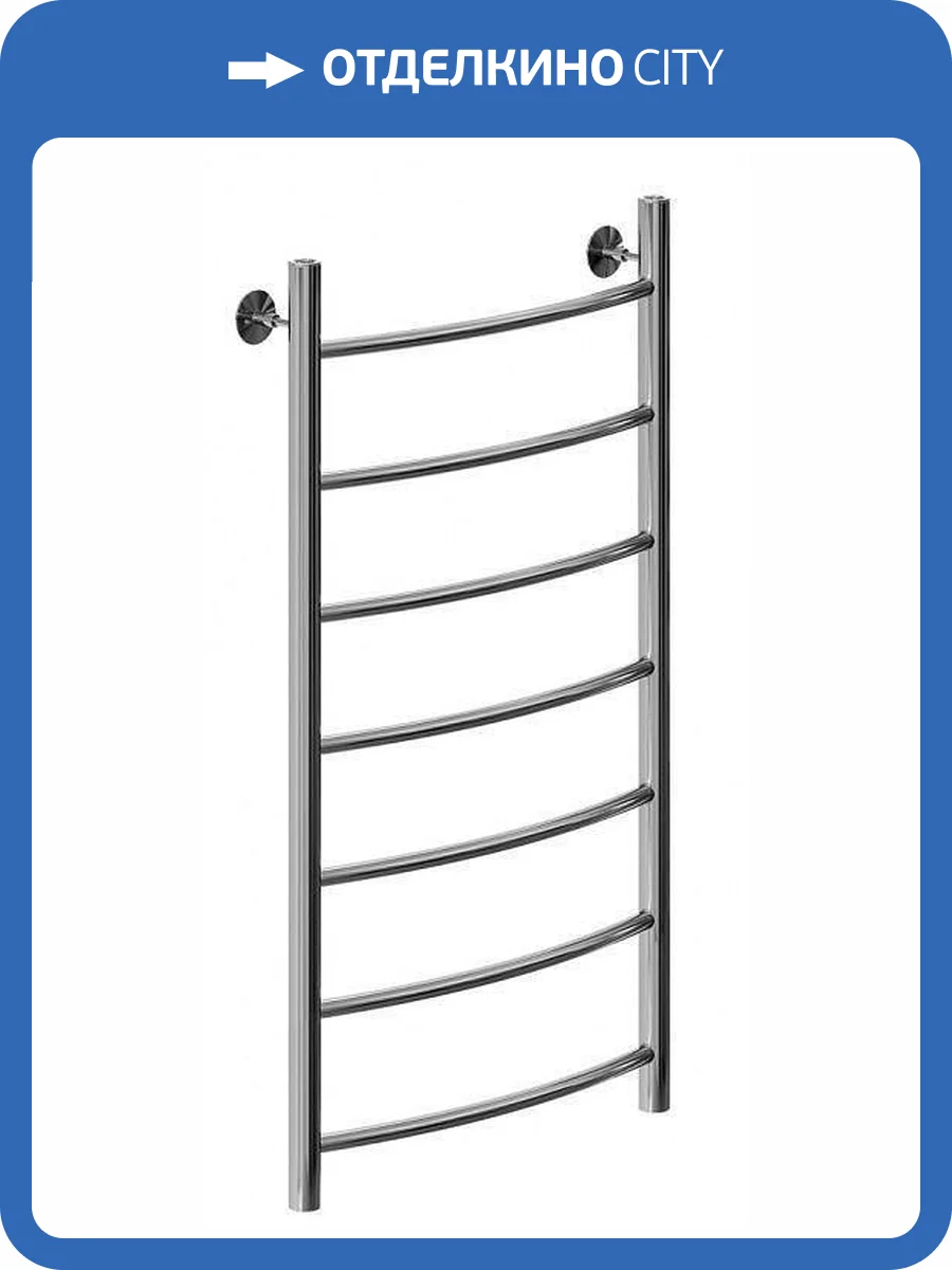 Полотенцесушитель водяной Aquanet Romeo 266726 хром, 100x50 фото 3