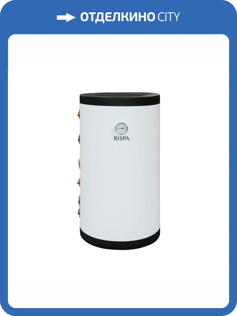 Бойлер косвенного нагрева RISPA RBW 100 L настенный ( Нерж. сталь 304) фото 2