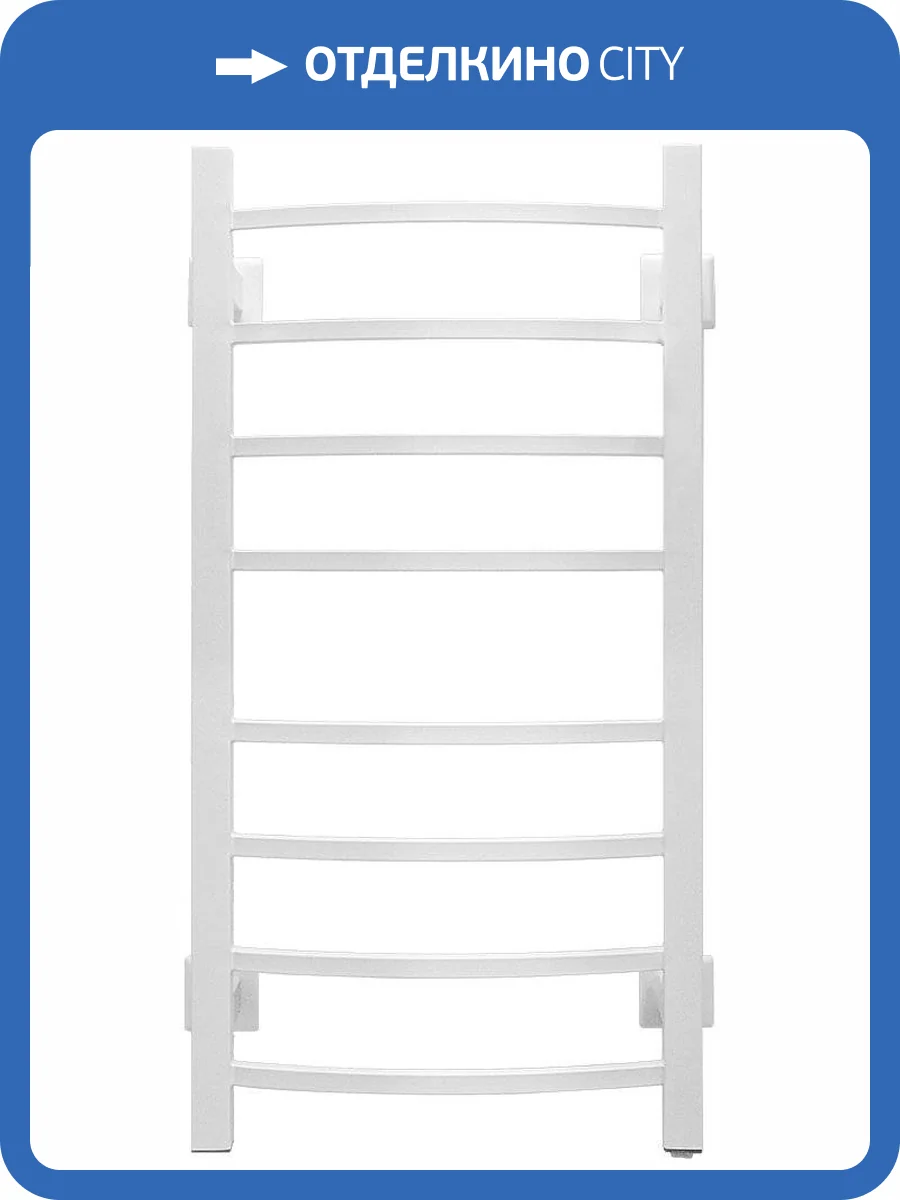 Полотенцесушитель электрический Energy Grand 80x40 белый матовый фото 3