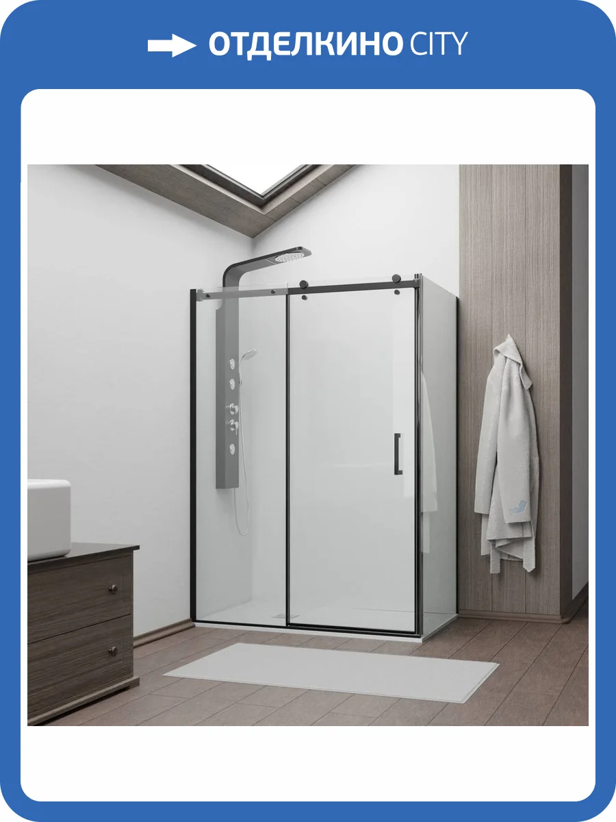 Душевой уголок RGW Tornado TO-44B 02074428-14 черный фото 3