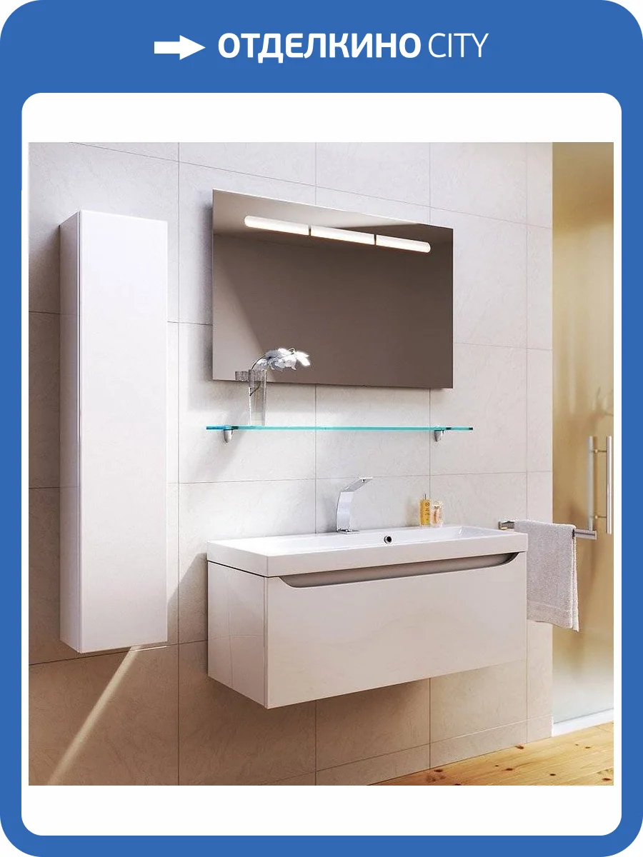 Тумба с раковиной Aqwella 5 stars Верона 80 белая фото 5
