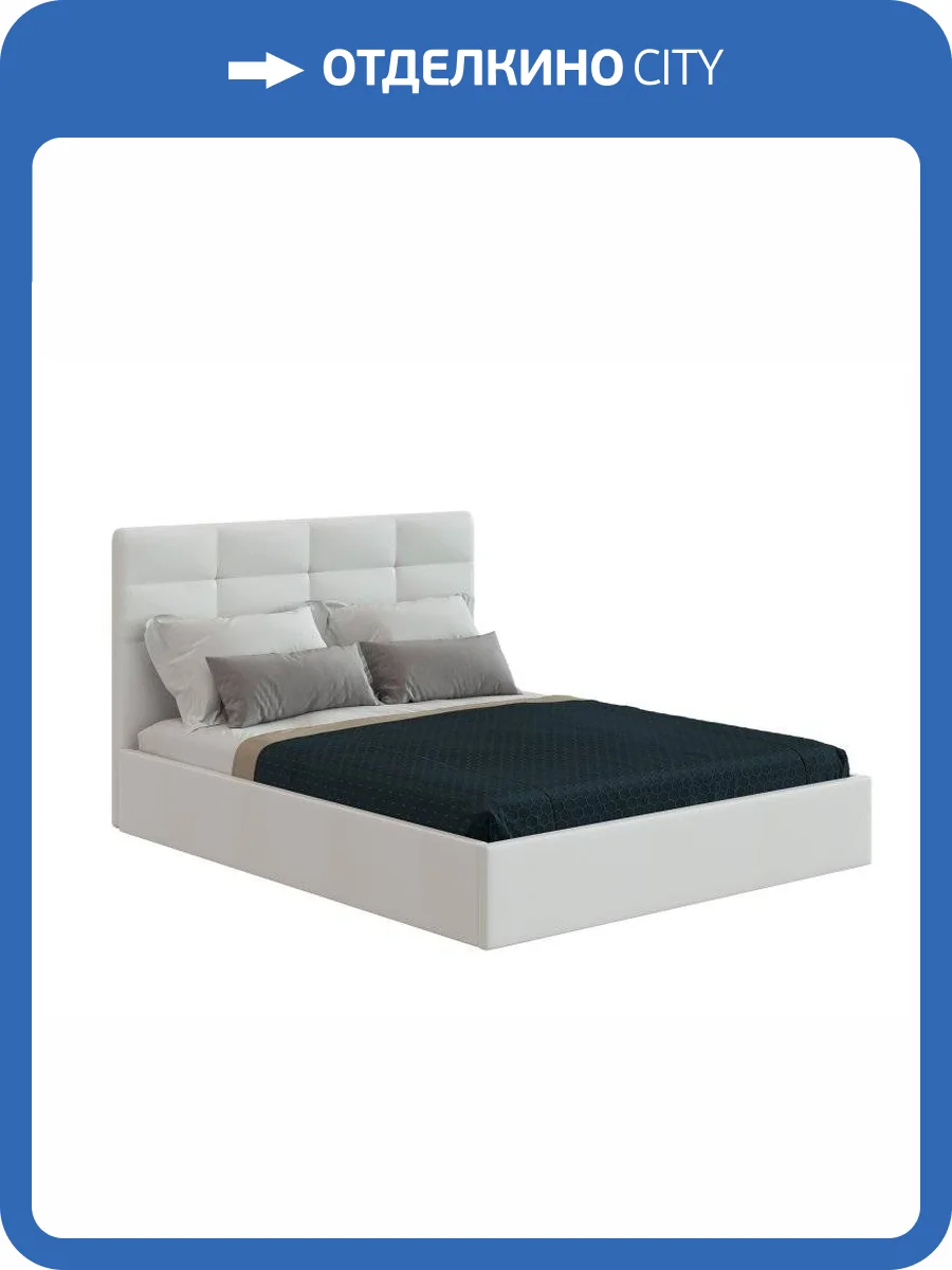 Кровать НК-Мебель Соната 72305105 1600х2000 белая фото 2